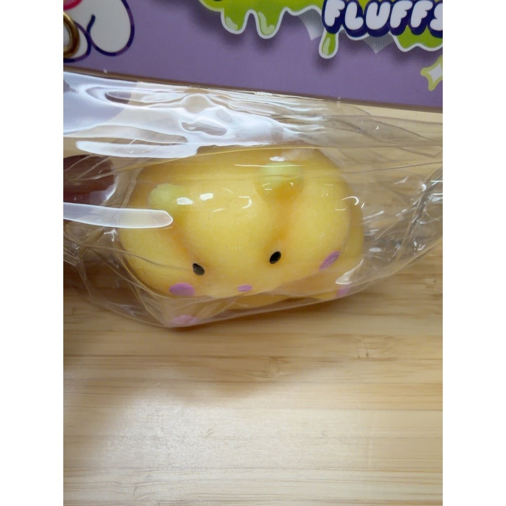 ORB Taba-licious Fluffs Yellow Hamster Squishy Series 1 TABA New - Picture 5 of 7